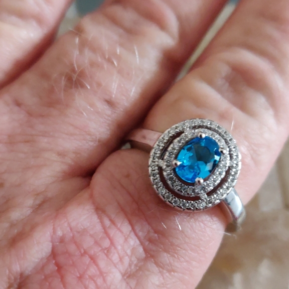 Topaz Sterling Silver Ring - Picture 6 of 6